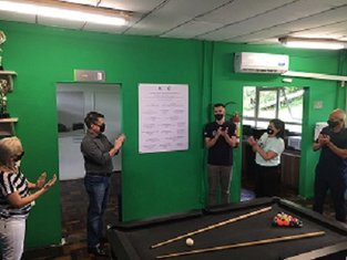 DCE e Reitoria Univille apresentam espaço revitalizado
