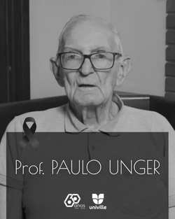 NOTA DE PESAR - Prof. Paulo Roland Unger